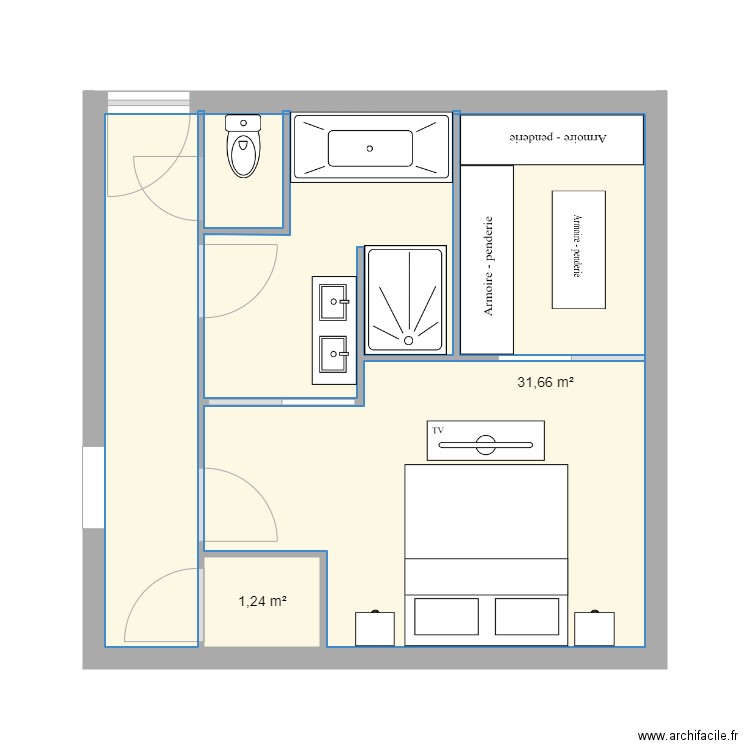 chambre10. Plan de 0 pièce et 0 m2