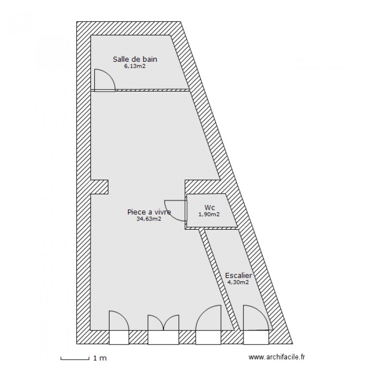 RDC CABANNES. Plan de 0 pièce et 0 m2