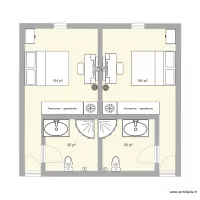 Chambre hotel simple