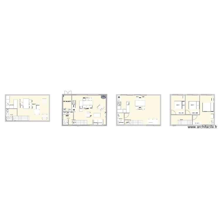 Chalet V2. Plan de 0 pièce et 0 m2