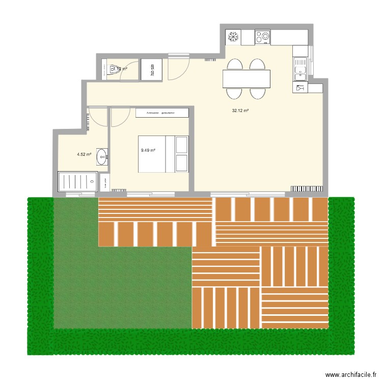 APT SAINT MAUR. Plan de 0 pièce et 0 m2