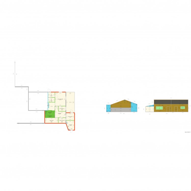 plan écrémeuse. Plan de 0 pièce et 0 m2