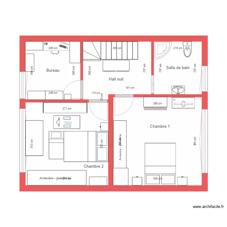 Maison Arlon Modif SaM. Plan de 
