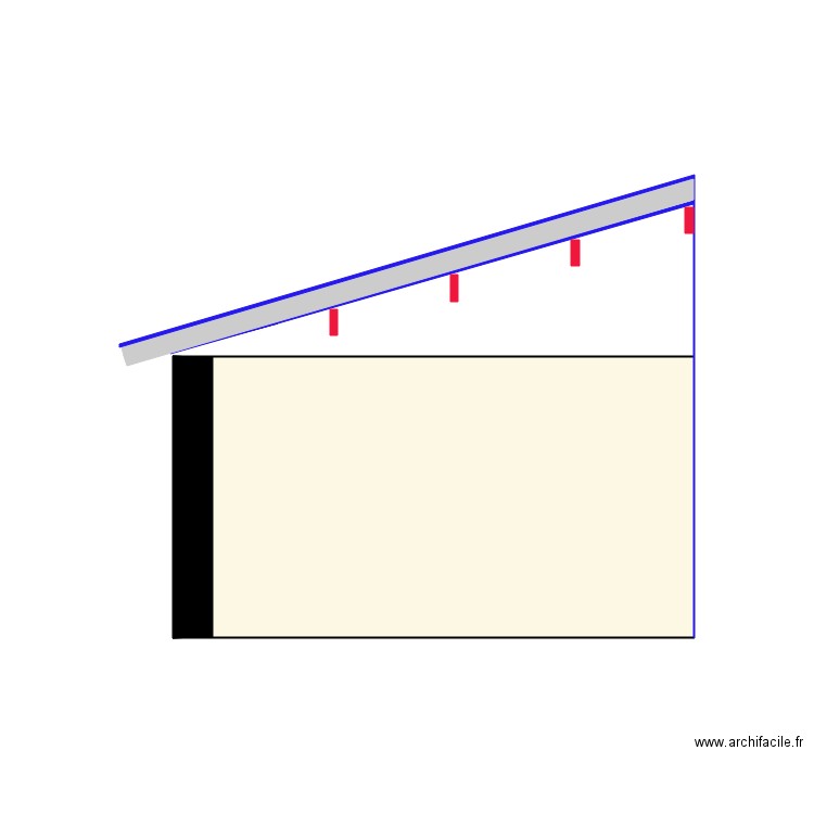 charpente. Plan de 0 pièce et 0 m2