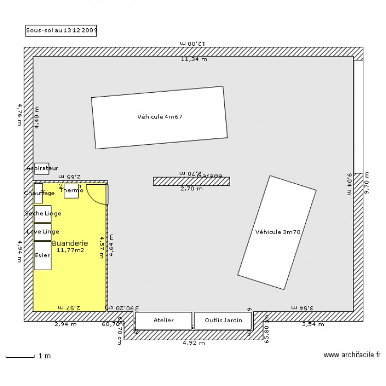 Sous-Sol. Plan de 0 pièce et 0 m2