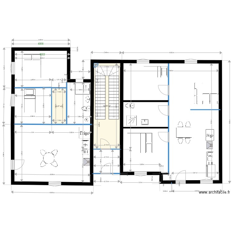 colmar batiment 1 er rdc version 2. Plan de 0 pièce et 0 m2