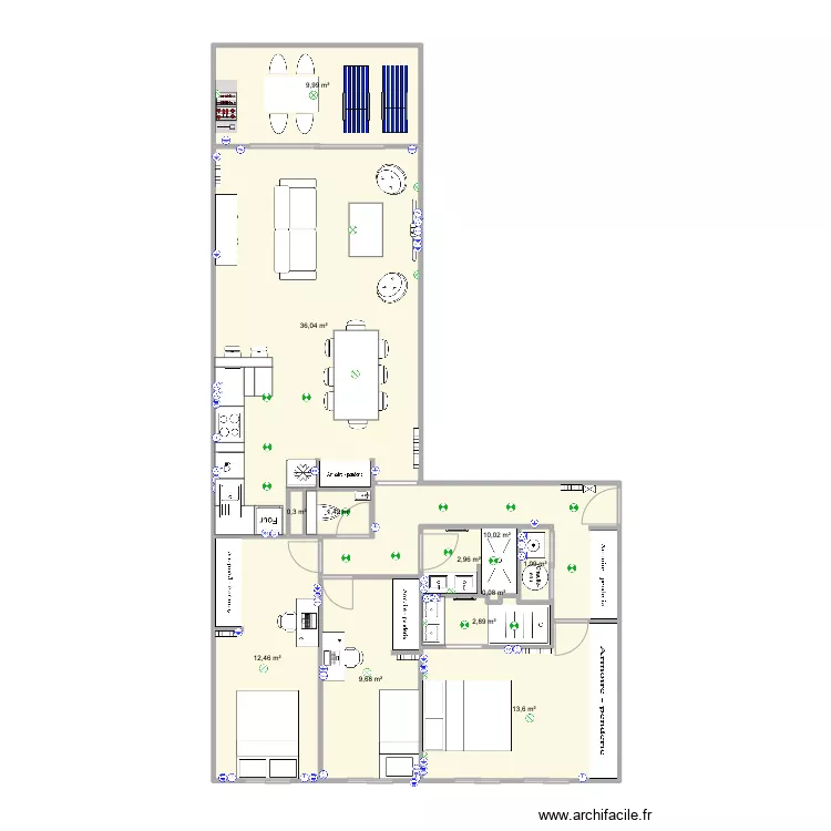 Santa Barbara Cotes V2. Plan de 