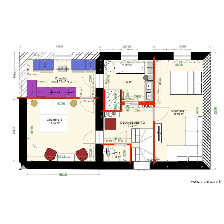 Etage 2. Plan de 0 pièce et 0 m2