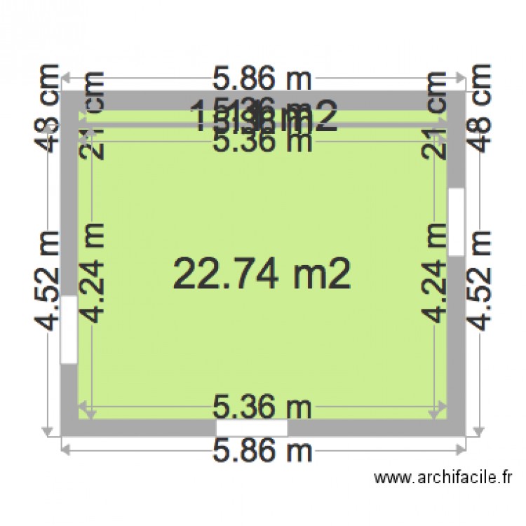 Mas 3 salon cave voûtée. Plan de 0 pièce et 0 m2