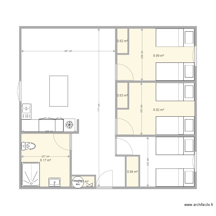 mas durand2. Plan de 0 pièce et 0 m2