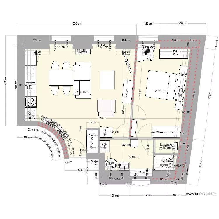 2024-07-22 Tunnel6 bas isol&eacute; am&eacute;nag&eacute; D. Plan de 