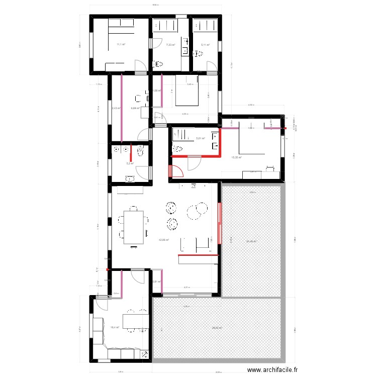 M.Chagoury  Menuiserie. Plan de 0 pièce et 0 m2