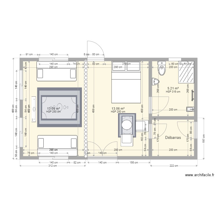 STUDIO DE CAMPAGNE RED. Plan de 0 pièce et 0 m2