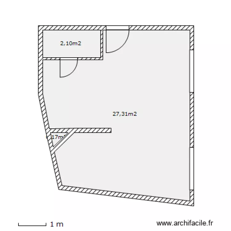 appartement 3 (après travaux). Plan de appartement 3 (après travaux). Plan de
