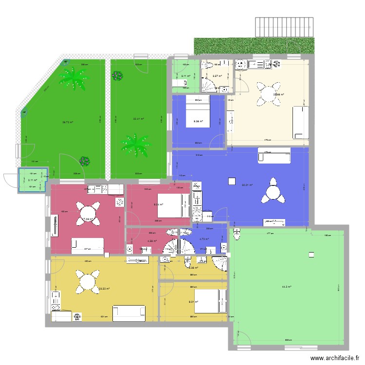 PROJET 2. Plan de 0 pièce et 0 m2