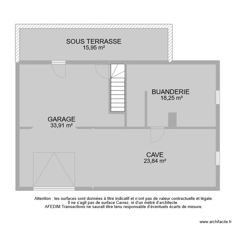 BI 8775 SOUS SOL PASCAL. Plan de 