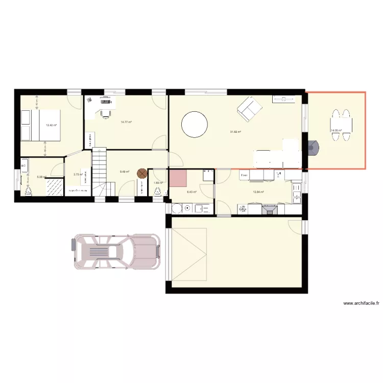 A ETAGE PLAN B BATIBAL 2. Plan de A ETAGE PLAN B BATIBAL 2. Plan de
