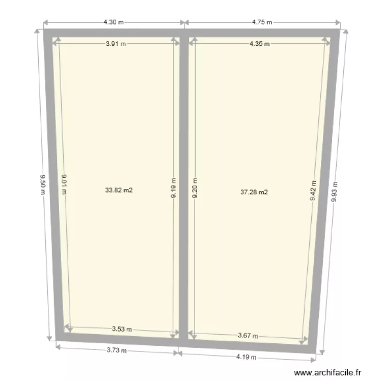 Toit avant travaux. Plan de Toit avant travaux. Plan de