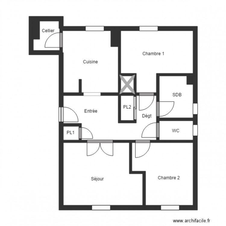 boudi. Plan de 0 pièce et 0 m2