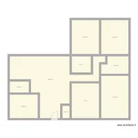 plan 4 chambre en L