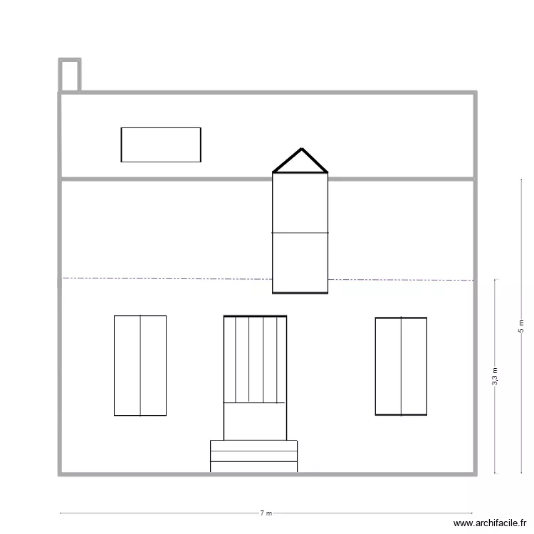 DP4 Façade Sud Avant 04_2023. Plan de DP4 Façade Sud Avant 04_2023. Plan de