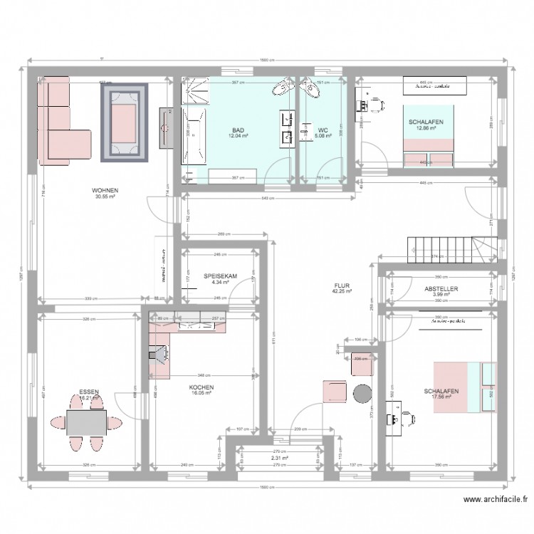 walach. Plan de 0 pièce et 0 m2