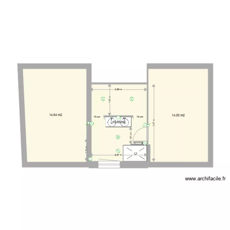 haut filles. Plan de 