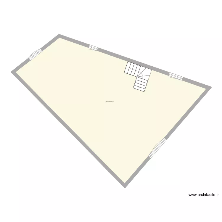 00000 Etage 2 Varilhes. Plan de 