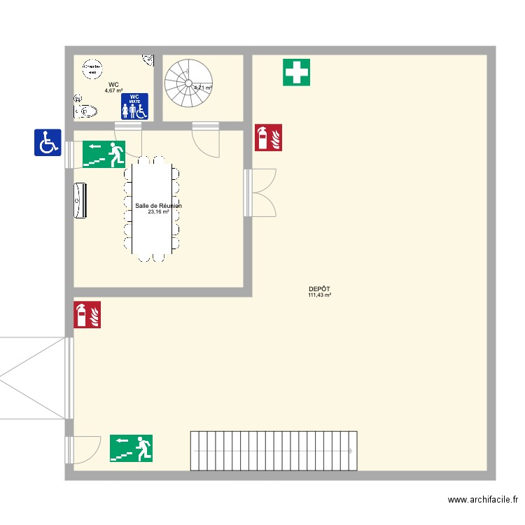 DEPOT. Plan de 0 pièce et 0 m2