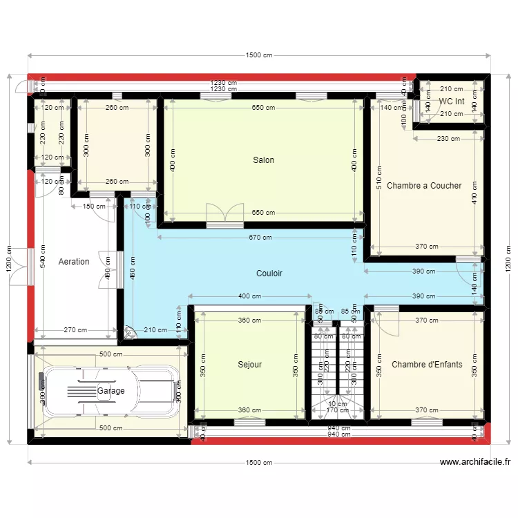 Plan de terrain 12mx15m Client 36 34 65 44. Plan de 