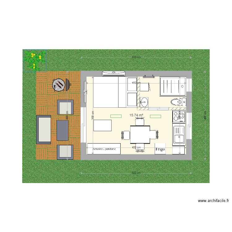 STUDIO 300 X 666. Plan de 0 pièce et 0 m2