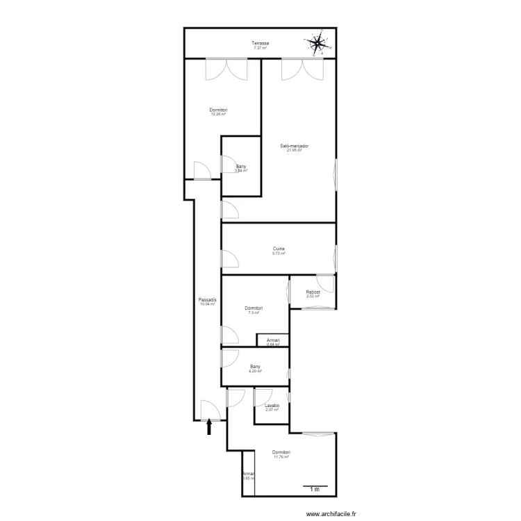 ED RESIDENCIAL SEGLE XX 4 1 RANSOL CANILLO. Plan de ED RESIDENCIAL SEGLE XX 4 1 RANSOL CANILLO. Plan de