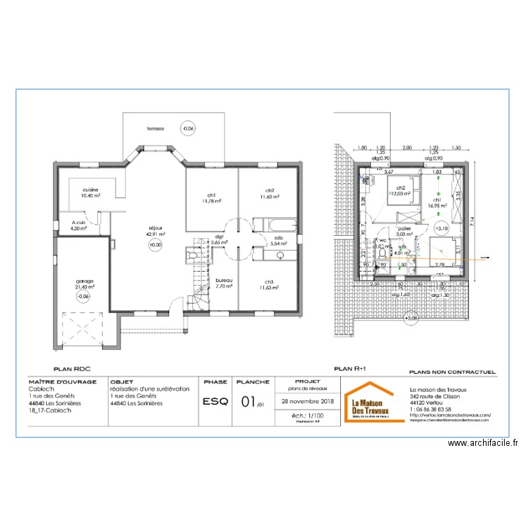 CABIOCH. Plan de 0 pièce et 0 m2