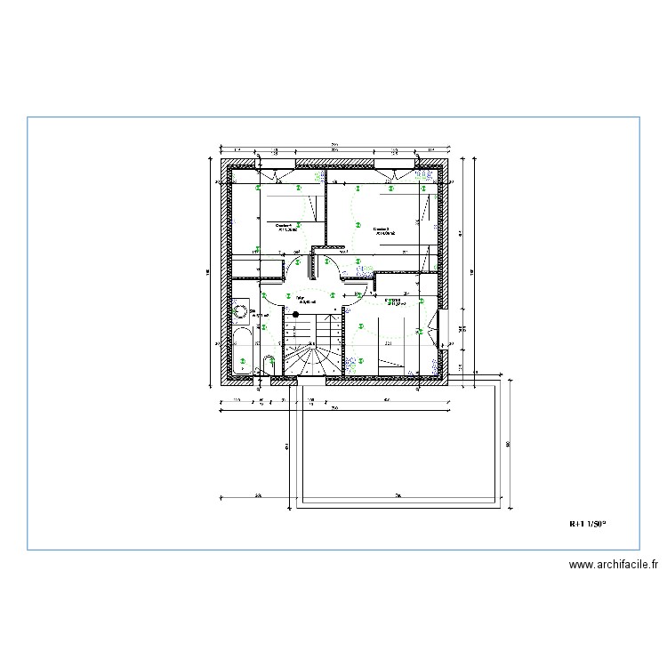 maison R1. Plan de 0 pièce et 0 m2