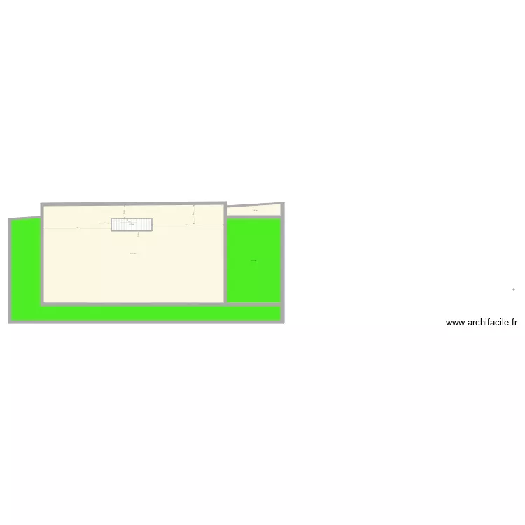 plan au sol surface. Plan de 