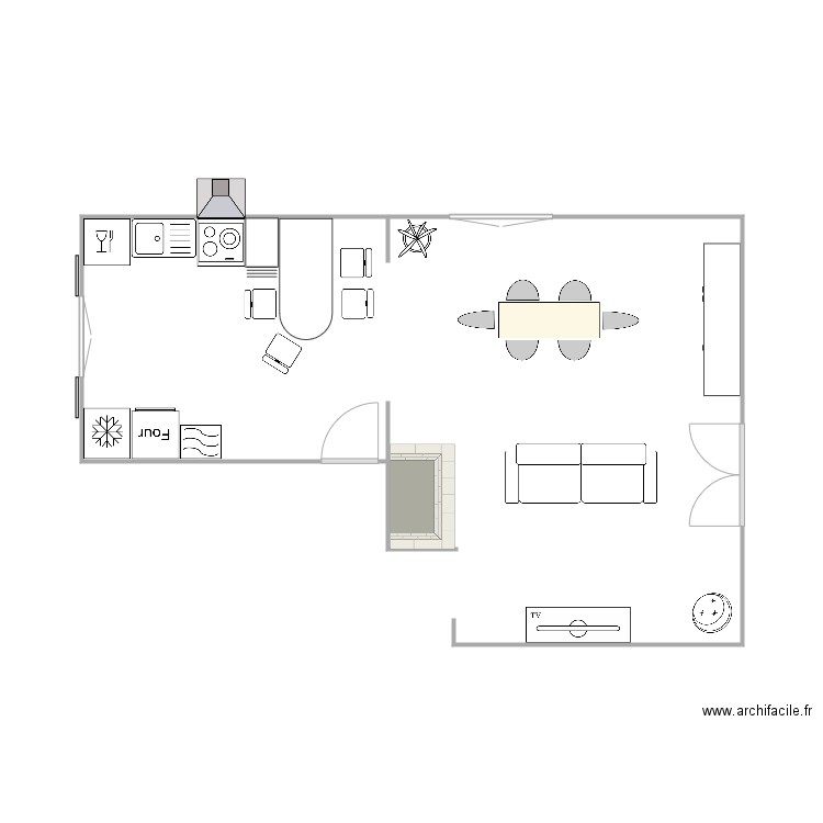 Cuisine2. Plan de 0 pièce et 0 m2