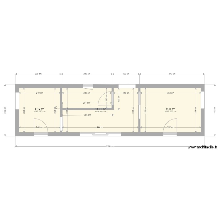 Module 3*10 mètres. Plan de 0 pièce et 0 m2