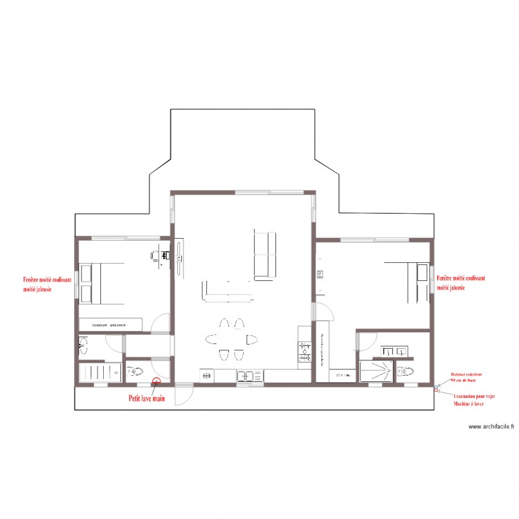 Plan Rajouts. Plan de 0 pièce et 0 m2