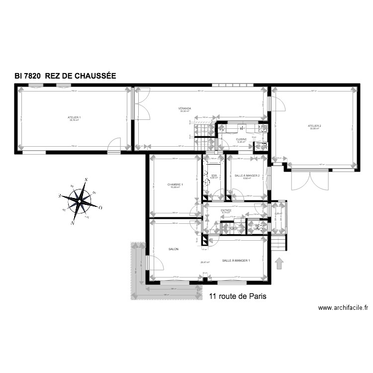 BI 7920. Plan de 0 pièce et 0 m2