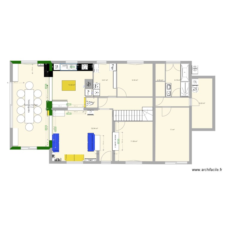 buanderie 2. Plan de 0 pièce et 0 m2