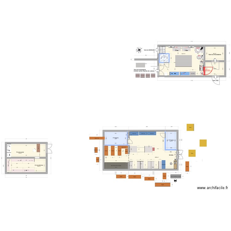 TBC Sol Beni. Plan de 9 pièces et 163 m2