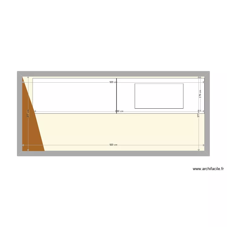 garage. Plan de garage. Plan de