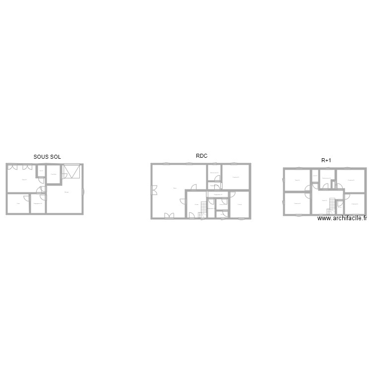 350600983. Plan de 25 pièces et 263 m2