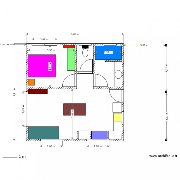 bungalow parents 2. Plan de 0 pièce et 0 m2