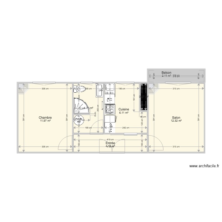 Proposition 3. Plan de 0 pièce et 0 m2