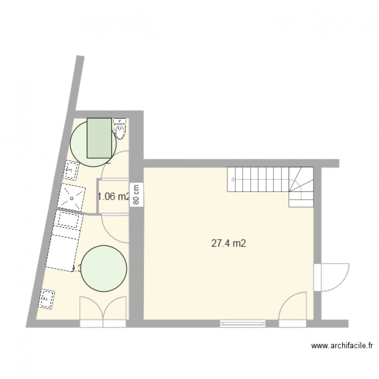 P15 0401 Projet aménagement Version 1. Plan de 0 pièce et 0 m2