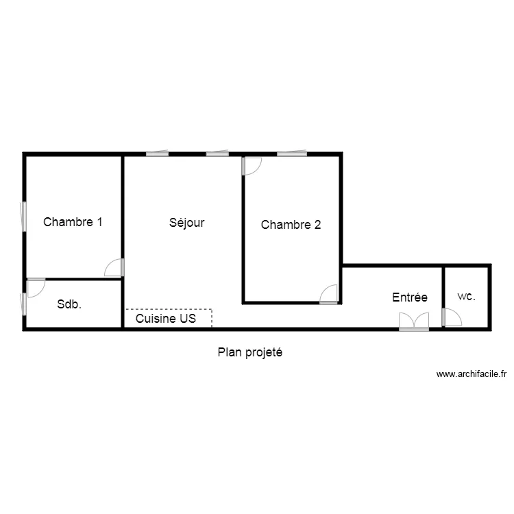 Plan Roger 2. Plan de 