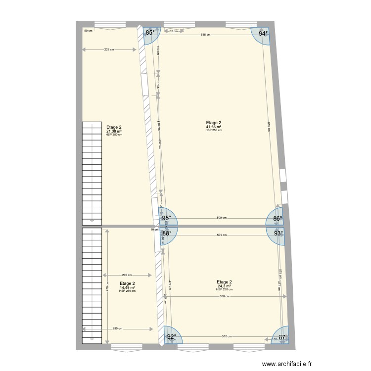 Etage 2 IDR Boutiers. Plan de 0 pièce et 0 m2
