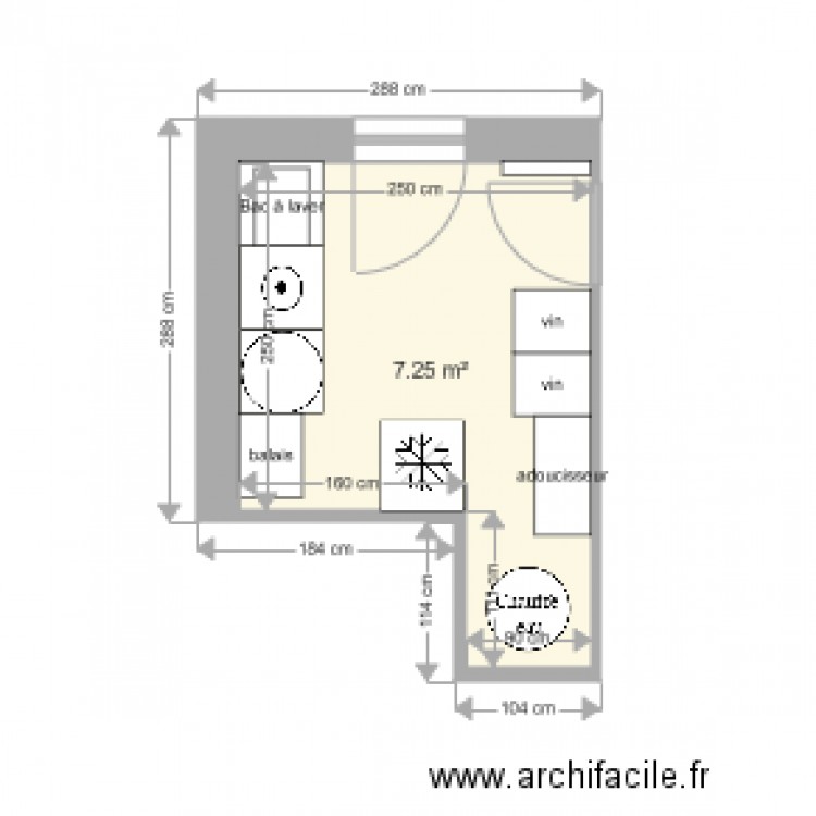 Cellier. Plan de 0 pièce et 0 m2