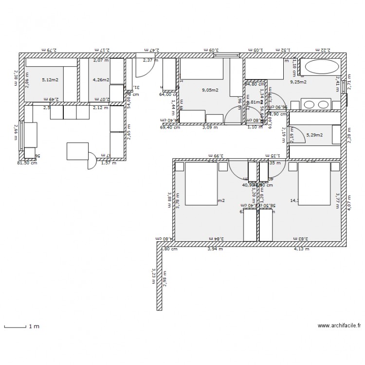 Grandeplan. Plan de 0 pièce et 0 m2
